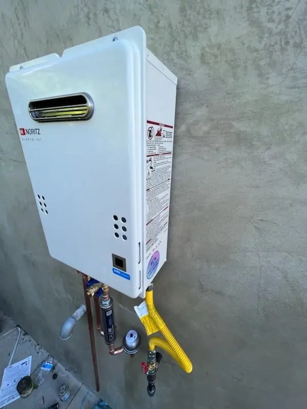 Tankless water heater installation for Randleman homes