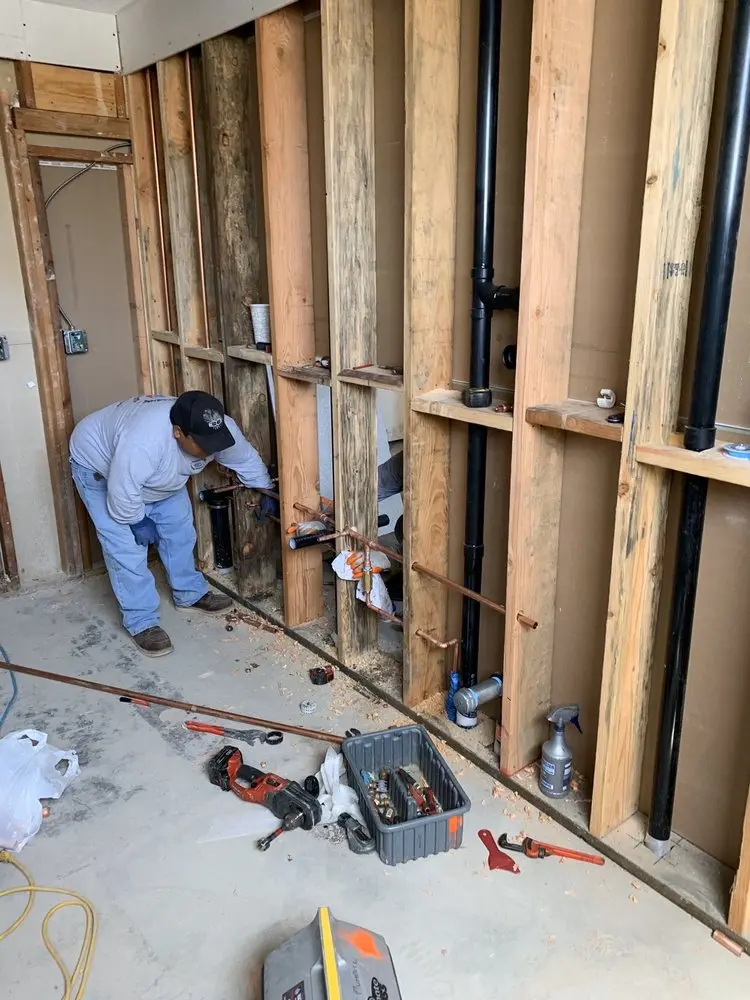 Commercial rough-in plumbing for Trenchless Sewer Repair in Randleman